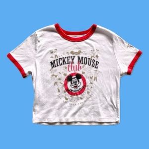 Walt Disney’s 100 Years of Magic: Mickey Mouse Club Mouseketeers Ringer Tee
